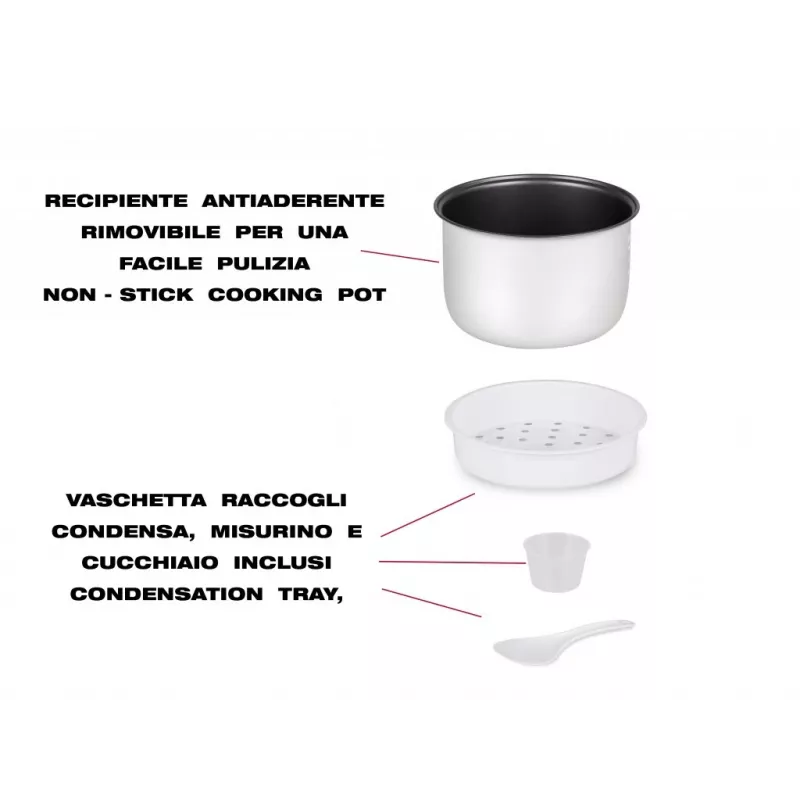 Beper P101VAP002 riisikeetja ja auruti