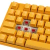 Ducky One 3 TKL klaviatuur mängimiseks USB QWERTY inglise kollane