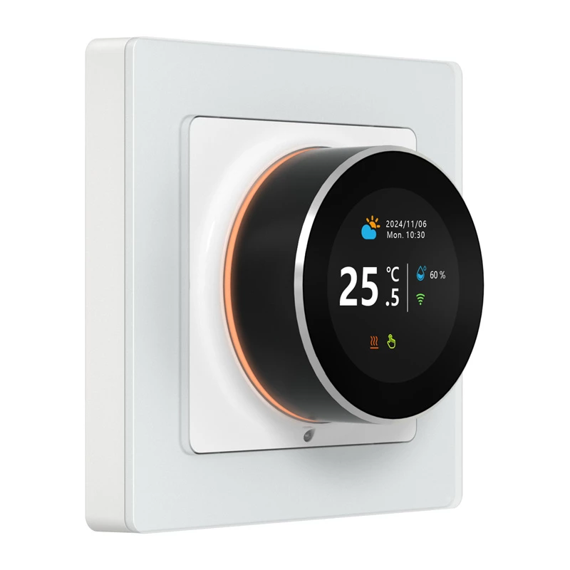 Nutitermostaat Avatto WT20R-EH-16A-W-WiFi — Wi‑Fi juhtimine, 16A relee, valge