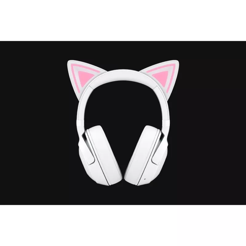 Juhtmevabad mänguripeakomplektid Razer Kraken Kitty V2 BT Valge Bluetoothi, THX Spatial Audio, RGB-valgustusega