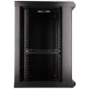 Seinale kinnitatav riiul Extralink Rackmount kapp 12U 600x600 Must