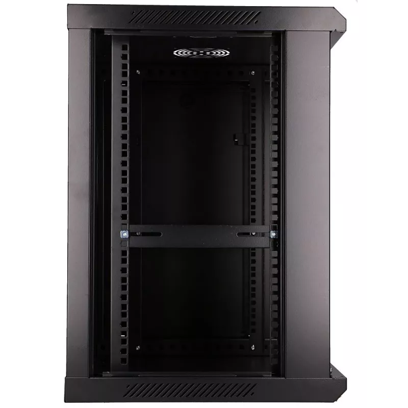 Seinale kinnitatav riiul Extralink Rackmount kapp 12U 600x600 Must