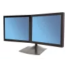 Ergotron DS100 - alus - horisontaalne - 2 LCD-ekraanile - Alumiinium, Teras - Must - Ekraani suurus: kuni 61 cm (kuni 24 tolli)