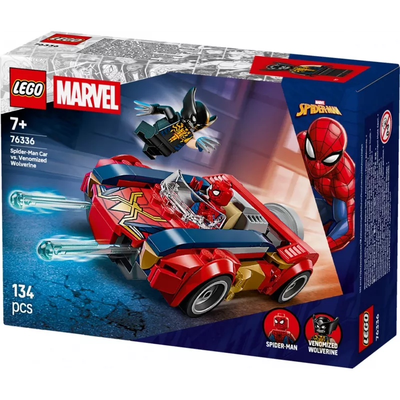 LEGO MARVEL 76336 Ämblikmehe auto vs. Venom Wolverine