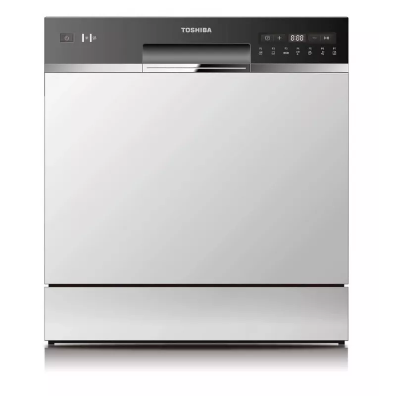 Nõudepesumasin Toshiba DW-08T2EE(W)-PL, 8 komplekti, energiaklass F, 49 dB, 55×59×50 mm
