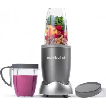 Kruvisegisti NUTRIBULLET NB606B 600W, Tritan kann 0,7 L, 6 tera, 1 kiirus, 500 ml kruus, hall