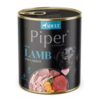 Märg koeratoit Dolina Noteci Piper Lamb porgandiga, märg toit täiskasvanud koertele, 800 g, 10% valku, 7% rasva