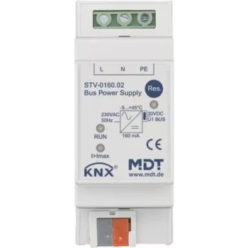 MDT STV-0160.02 siinipinge toiteallikas, 2TE, REG, 160mA (STV-0160.02)