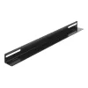 Kinnitusklamber DeLOCK 19 tolli 450x40mm 2 tk Must Metall