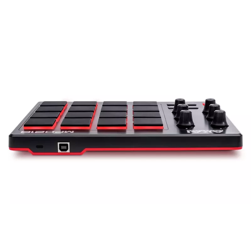 Audio Mixer Akai MPD218 Must 16 patja USB MIDI-kontroller