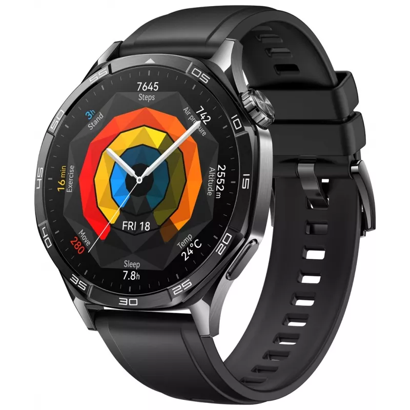 Huawei WATCH GT 5 46mm Vili-B19F | Nutikell | GPS integreeritud | AMOLED-ekraan 1,43 tolli | Must