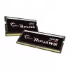 SO-DIMM 64 GB DDR5-5600 (2x 32 GB) Dual-Kit, Arbeitsspeicher schwarz, F5-5600S4645A32GX2-RS, Ripjaws, INTEL XMP