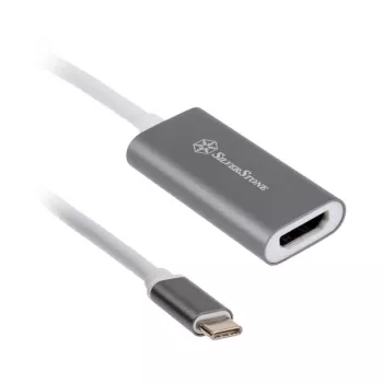 Adapter SILVERSTONE USB 3.1 USB-C to HDMI 2.0b SST-EP07C-E, video väljundadapter