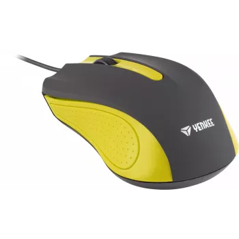 USB-juhtmega hiir, 3 nuppu, kummeeritud pind