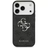 GUESS | Hardcase 4G | Tagakaas | iPhone 17 Pro Max | Apple | Ökonahk/PC/Plastik/TPU | Must