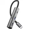 USB USB-C jaotur Alcasa HUB-C002A 5000 Mbit/s HDMI USB 3.0