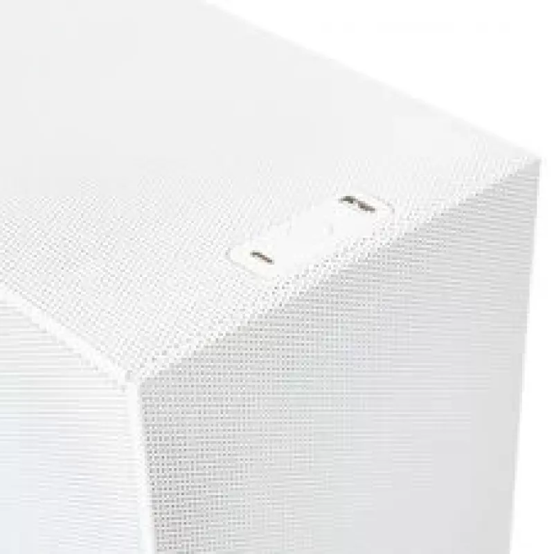 Mini-ATX PC korpus ssupd Meshroom S V2, valge, võrkpaneelid, toetab ATX emaplaati ja PCIe 5.0