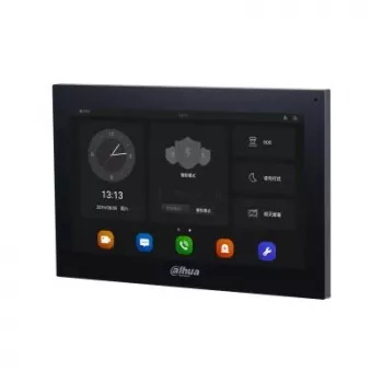 Videosisetelefon Dahua DHI-VTH5341G-W — 10-tolline 1024×600 LCD, Wi‑Fi, Ethernet, ABS korpus