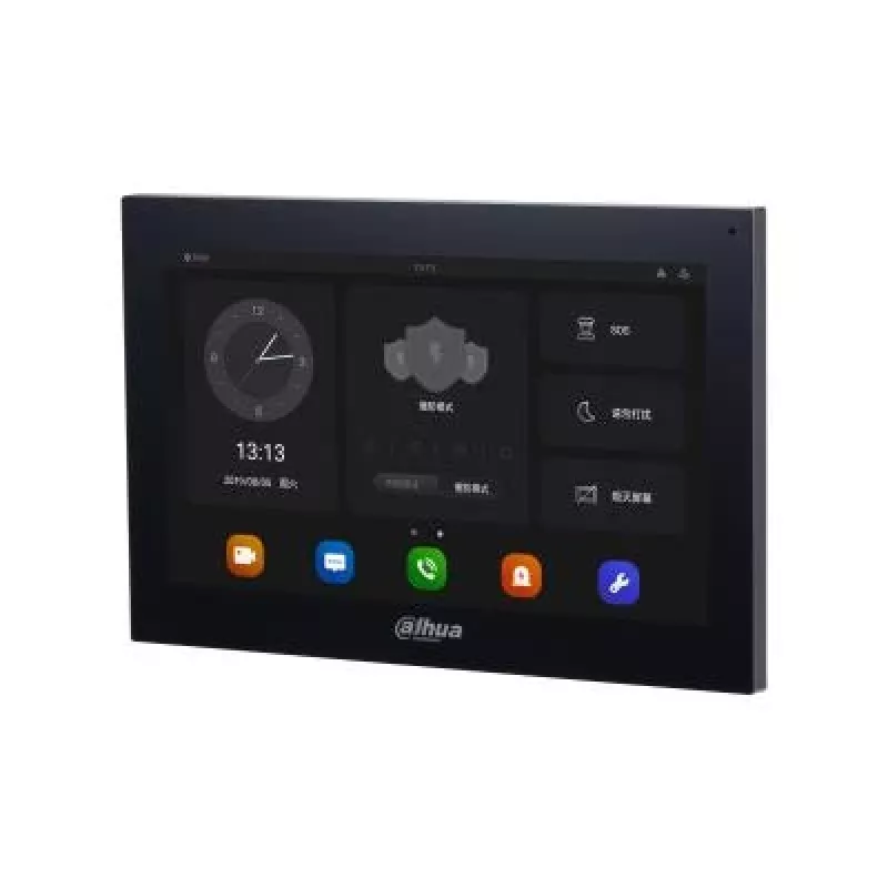 Videosisetelefon Dahua DHI-VTH5341G-W — 10-tolline 1024×600 LCD, Wi‑Fi, Ethernet, ABS korpus