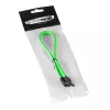 CableMod ModMesh - SATA-kaabel - Serial ATA 150/300/600 - SATA (W) to SATA (W) - 60cm - Heleroheline (CM-CAB-SATA-N60KLG-R)