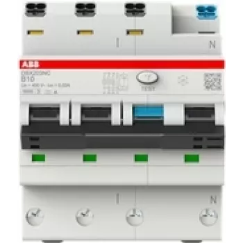 ABB RCBO lüliti DSX203NCA-C16/0.03 6kA 3P+N A C 16 30mA (2CSR256192R1164)