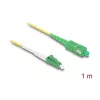 DeLOCK 83235 InfiniBand fiiberoptiline kaabel 1m LC SC OS2 kollane