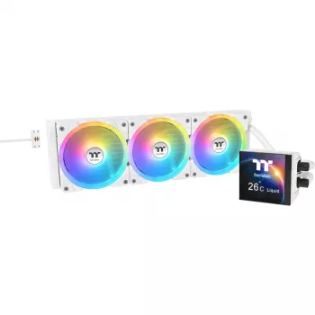 AIO vedelikjahuti THERMALTAKE MAGFloe 360 Ultra Valge 360 mm radiaator, 360 mm, valge