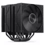 Protsessorijahuti Jonsbo CA90 Dual-Tower 1×130 mm ja 1×120 mm PWM ARGB ventilaatoriga, must