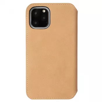 Telefonirahakott Krusell Sunne Apple iPhone 11 Pro Maxile — vintage nude, fooliokohver kaardipesadega