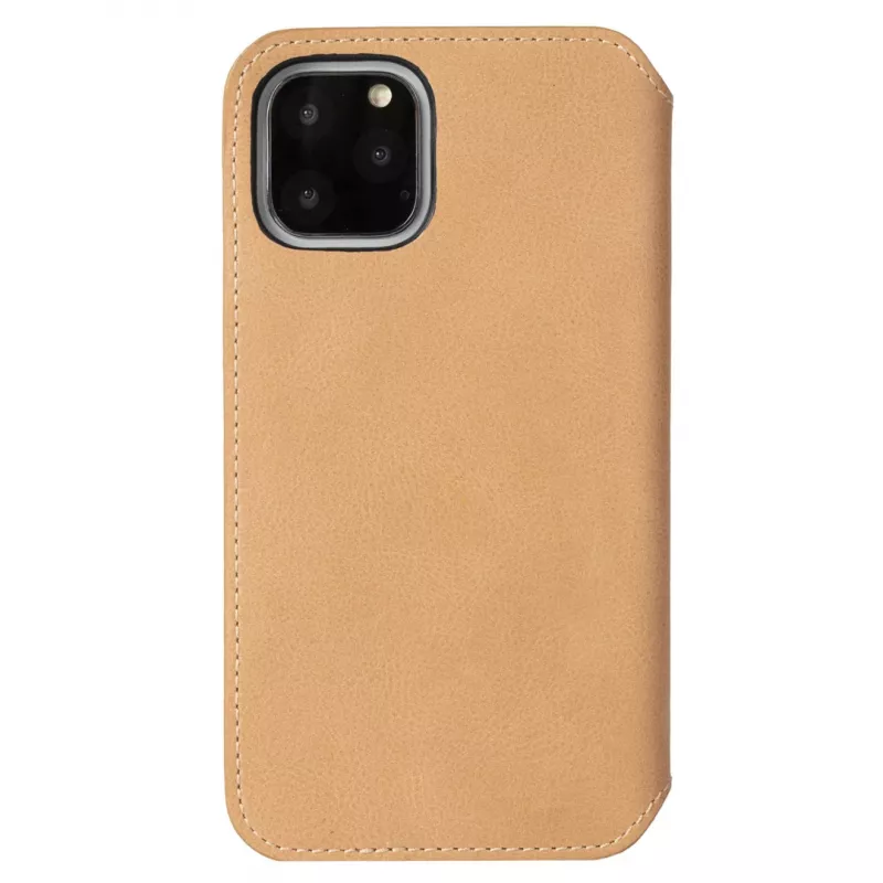 Telefonirahakott Krusell Sunne Apple iPhone 11 Pro Maxile — vintage nude, fooliokohver kaardipesadega