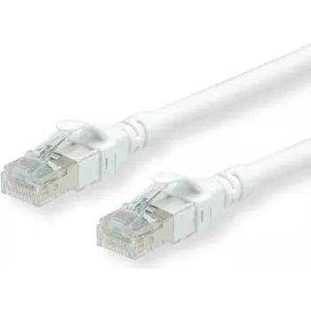 ROLINE - Paranduskaabel - RJ-45 (M) pistik RJ-45 (M) pesasse - 1 m - SFTP, PiMF - CAT 6 - Halogeenivaba, vormitud, keerutatud - Valge (21.15.2661)