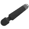 Kliitorimasseerija Erolab Wand-M Must — laetav, veekindel