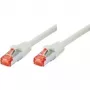 Tecline exertis Connect - Patch-Cable - RJ-45 (M) to RJ-45 (M) - 30 m - SSTP-Cable - CAT 6 - Halogen-Free - hall (71530)