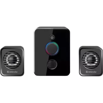 2.1 arvutikõlarid DEFENDER V12 11W RMS USB, 3,5 mm, bassikõlar, must, 223×115×130 mm
