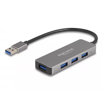 DeLOCK 63171 USB-jaotur 3.2 Gen 1 Type-A 5000 Mbit/s Hall