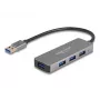 DeLOCK 63171 USB-jaotur 3.2 Gen 1 Type-A 5000 Mbit/s Hall