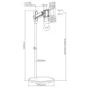 Maclean MC970B Ekraan Must