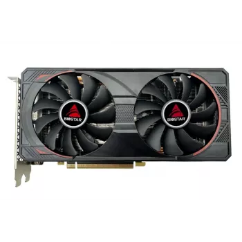 Graafikakaart BIOSTAR GeForce RTX 3060 Ti — 8 GB GDDR6, 256-bitine, PCIe 4.0, 1665 MHz boost, 3×DP/1×HDMI, 2 ventilaatorit