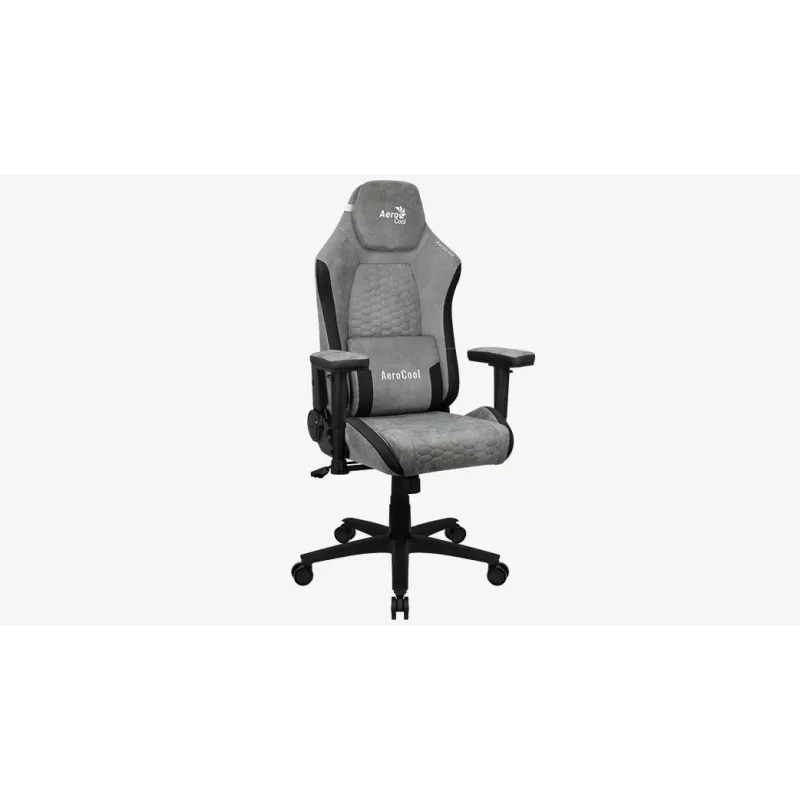 Aerocool Crown AeroSuede universaalne mängutool polsterdatud istmega, kivihall