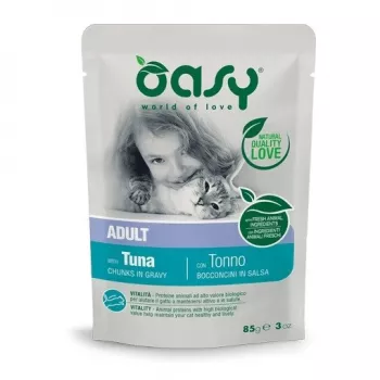 Oasy tükid kastmes täiskasvanule TUUNIKALA 85g