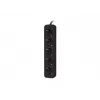 Pikendusjuhe Lanberg PS0-05F-0300-BK 3m 5 vahelduvvoolupistikupesa Siseruumides Must