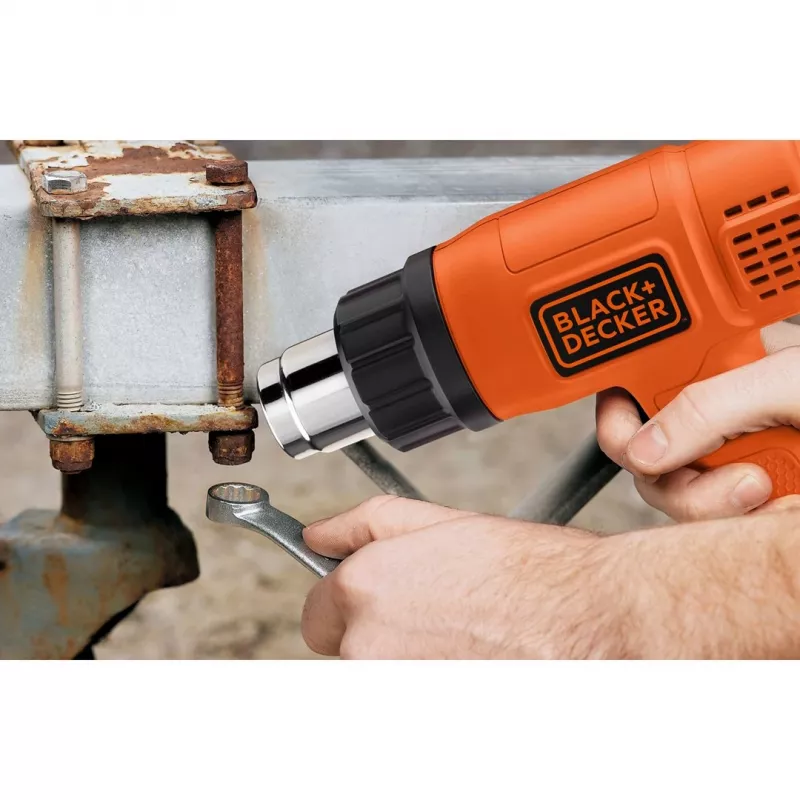 Kuumapuhur Black & Decker KX1650 — 1750 W, kuni 600 °C, õhuvool 570–740 l/min, 2 m kaabel, 600 g
