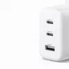 Seinalaadija UGREEN CD275 2× USB USB-C 65W valge — kahe USB-C 65W kiirlaadimine, 100–240 V sisend