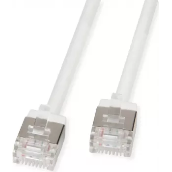 ROLINE U/FTP patch-kaabel Cat.6A Ultra- kurzer RJ45 Valge 5m - Network - FTP (21.15.4575)