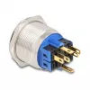 Surunupp-paneel DeLOCK 20987 hõbedane 230 V 3 A