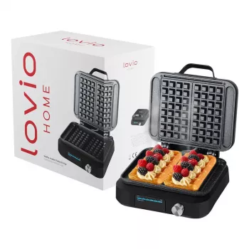 Lovio LVWF002BK Vahvlimasin 1500W Must