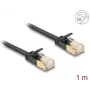 DeLOCK RJ45 Cat.6A võrgukaabel, pistik-pistik, U/FTP, 1 m, must
