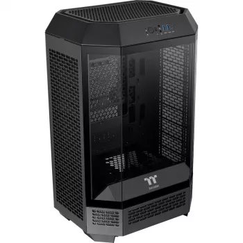 Thermaltake the Tower 300 Black Micro Tower karastatud klaasiga PC mängukorpus