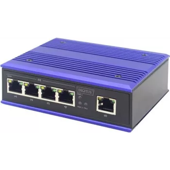 Võrgulüliti Digitus 4 pordiga Fast Ethernet tööstuslik haldamata