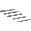 Puurikomplekt Makita E-25410 klaasile ja plaadile, 5 tk